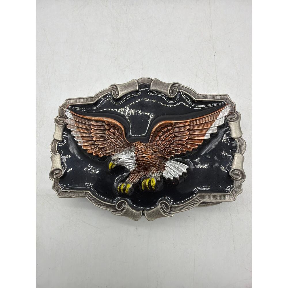 The Great American Buckle Co 1983 - American Eagle - Belt Buckle Black‎